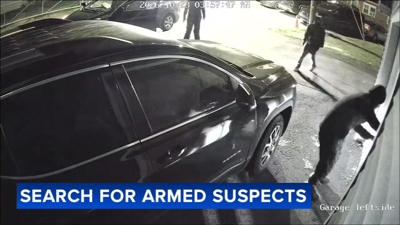 New video shows armed suspects attempting garage break-in before Bristol Twp. shooting
— 6ABC Action News (Philadelphia)